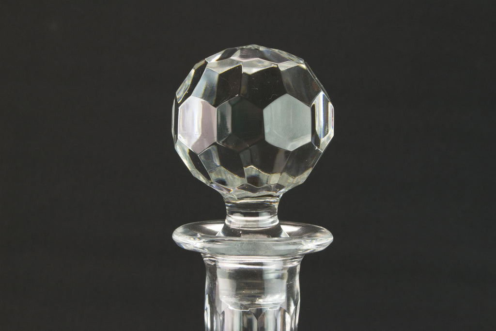 Port or sherry cut glass decanter