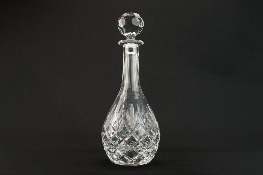 Port or sherry cut glass decanter