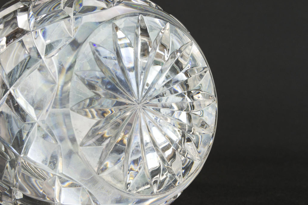 Port or sherry cut glass decanter