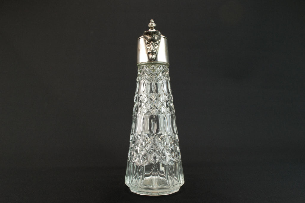 Silver plated table wine jug, English 1950s