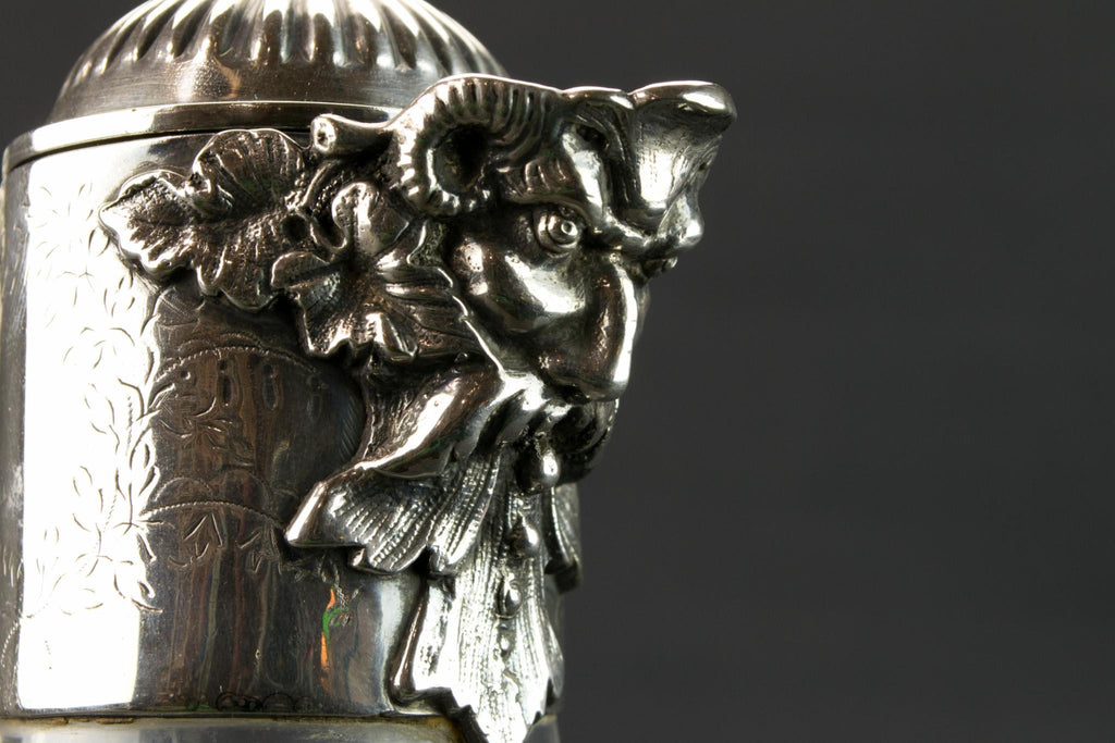 Large Aesthetic Movement table wine jug, English 1800s