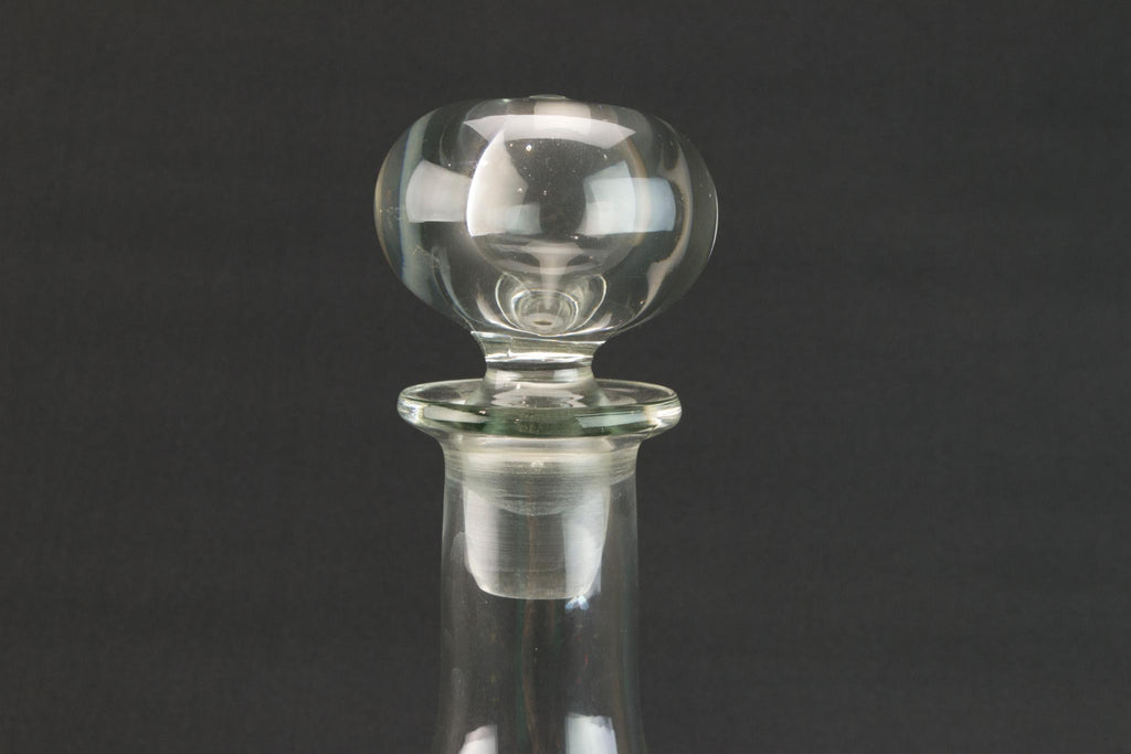 Blown glass whisky decanter