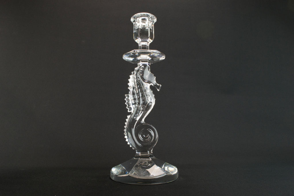 2 Waterford Seahorse Candlesticks