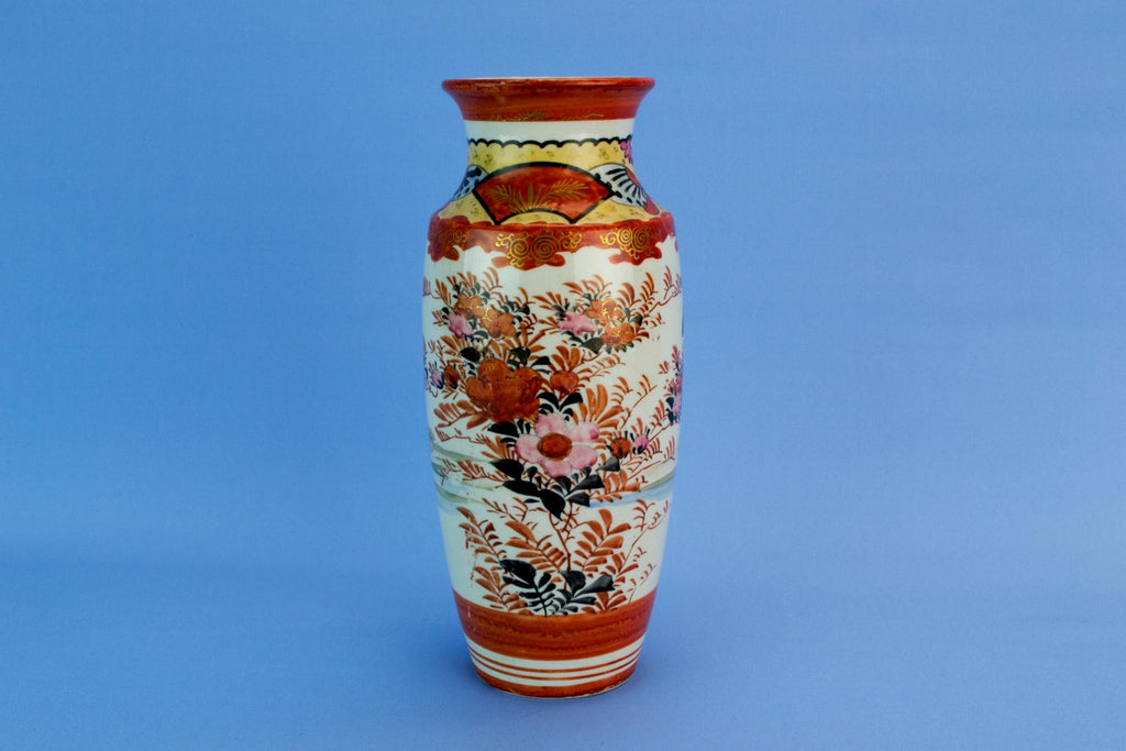 Porcelain Kutani vase, Japanese circa 1900