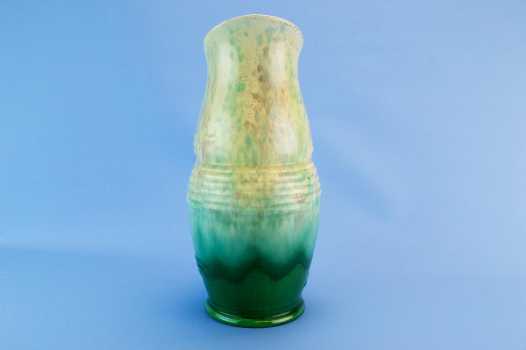 Green Beswick water jug, mid 20th century