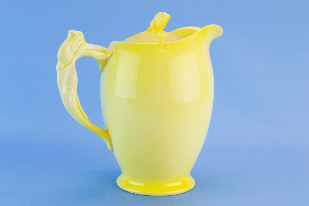 Royal Winton bold yellow jug, English 1950s