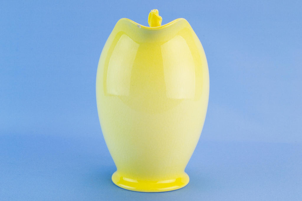 Royal Winton bold yellow jug, English 1950s