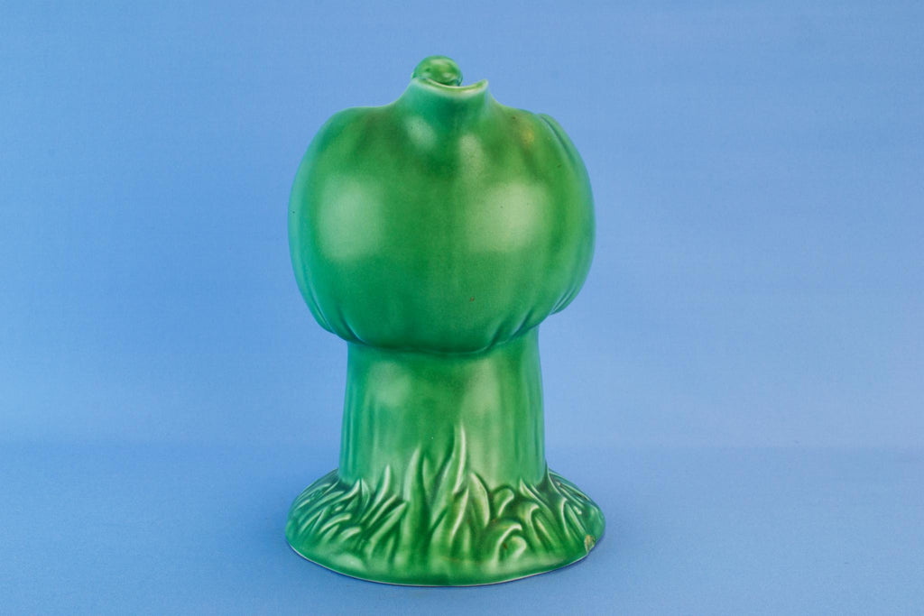 Green mushroom water jug, English circa 1950