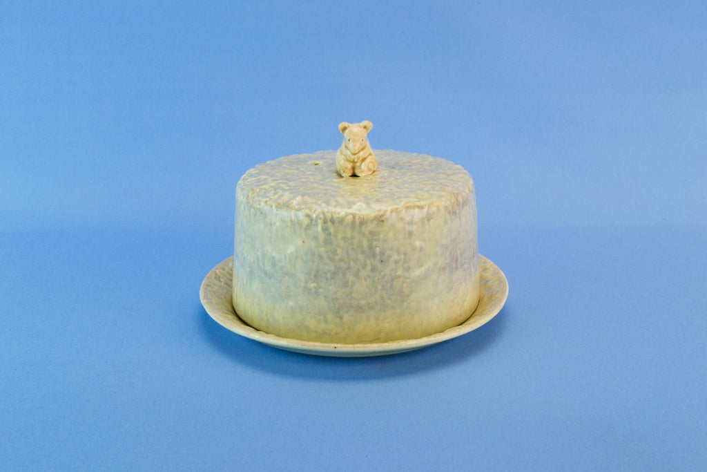 Small Sylvac cheese dish and lid, English 1950s
