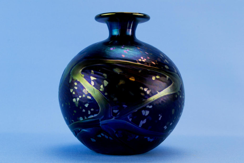 Mdina glass vase, Maltese 1970s