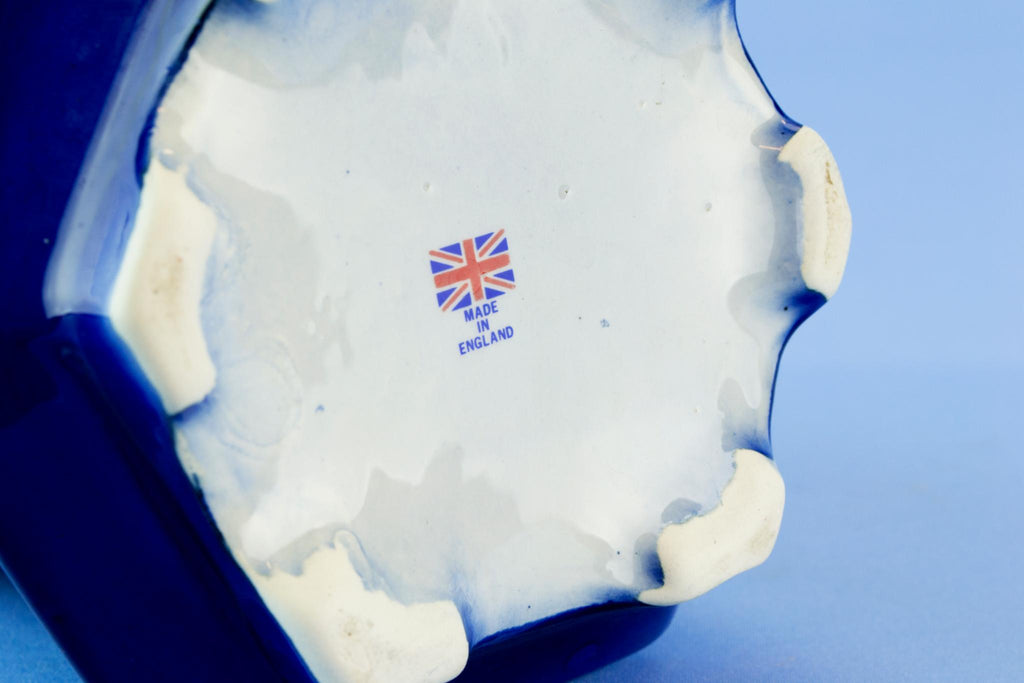 Flow blue water jug English Retro