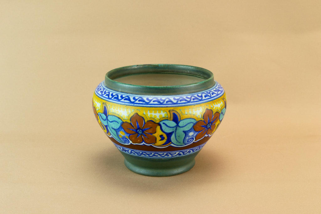 Gouda flower vase, Dutch mid 20th century