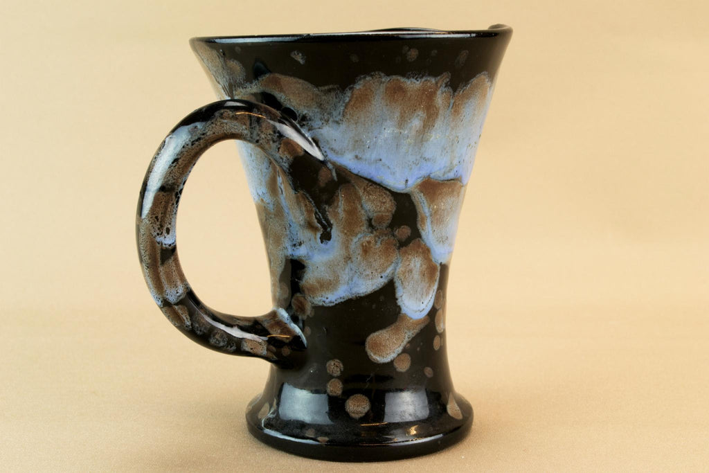 Small black jug by Ewenny Pottery