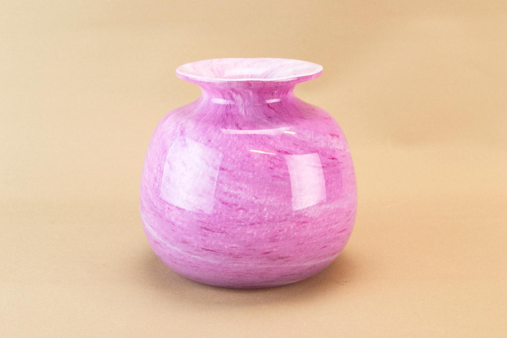 Pink Alum Bay glass vase