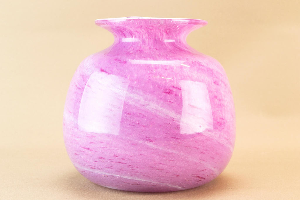 Pink Alum Bay glass vase