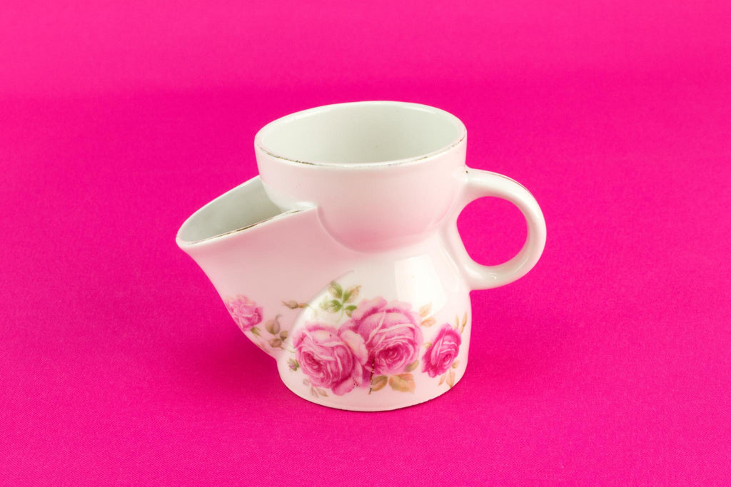 Floral shaving mug, German 1920s