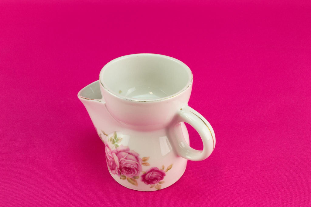 Floral shaving mug, German 1920s