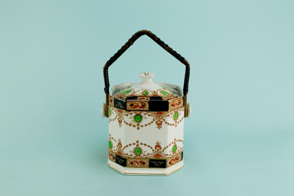 Octagonal ice bucket, English 1920s