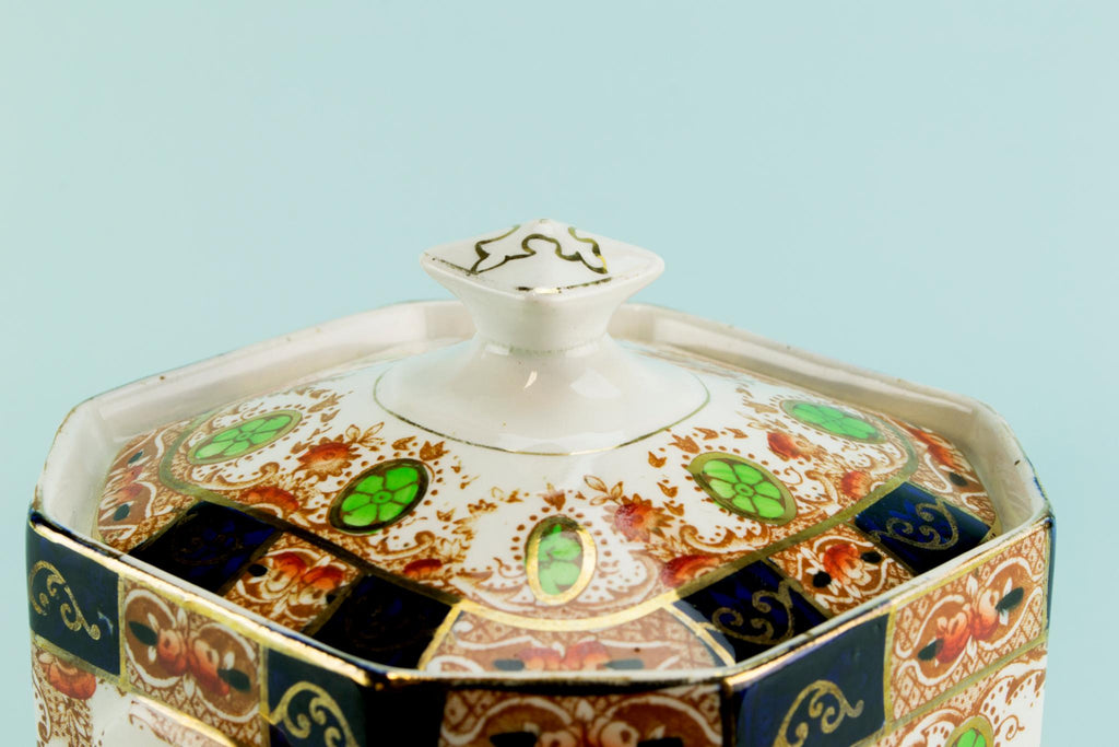 Octagonal ice bucket, English 1920s