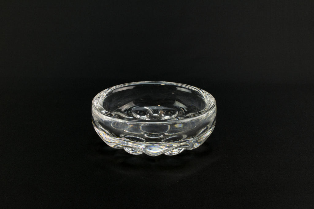 Heavy Orrefors Crystal bowl, Swedish circa 1970