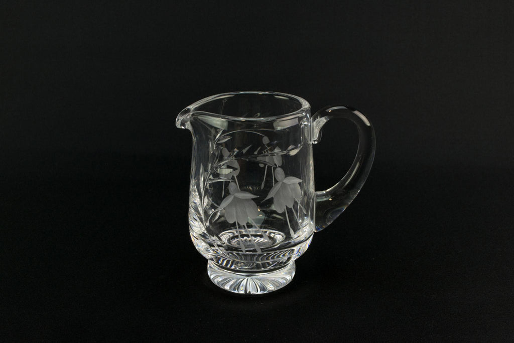 Cut glass Stuart crystal milk jug