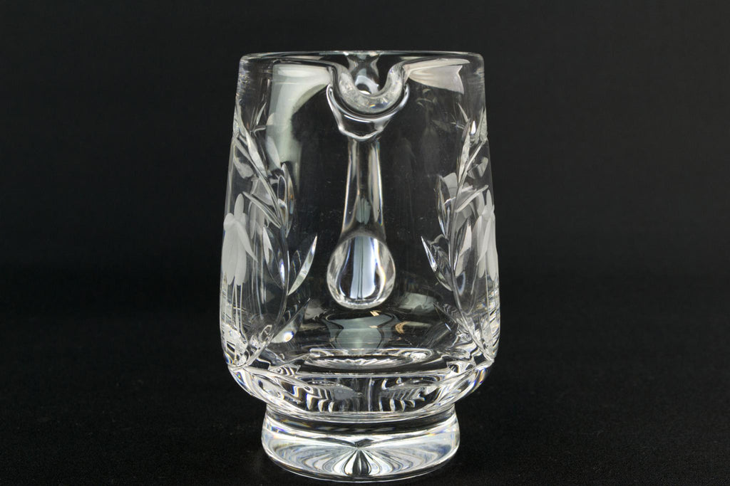 Cut glass Stuart crystal milk jug