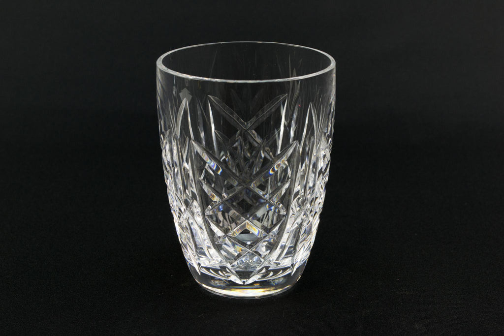 3 small Waterford cut crystal tumblers