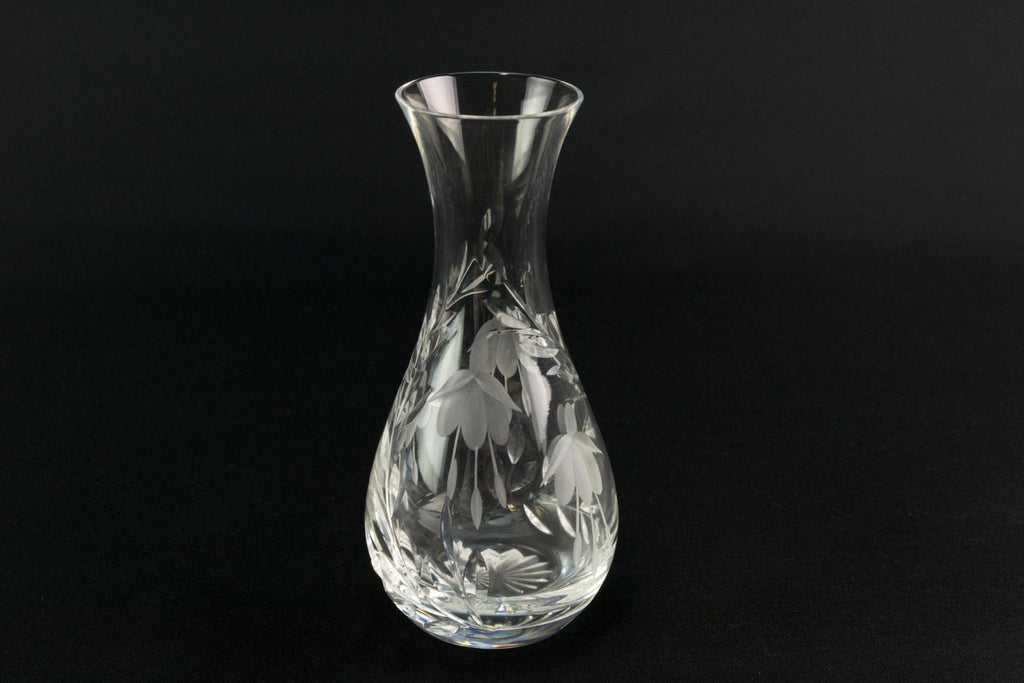 Small cut crystal Stuart vase