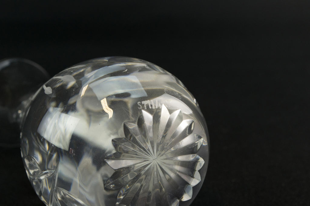 Small cut crystal Stuart vase