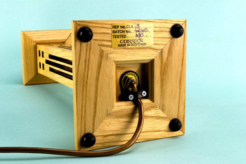 Rennie Mackintosh design wooden lamp