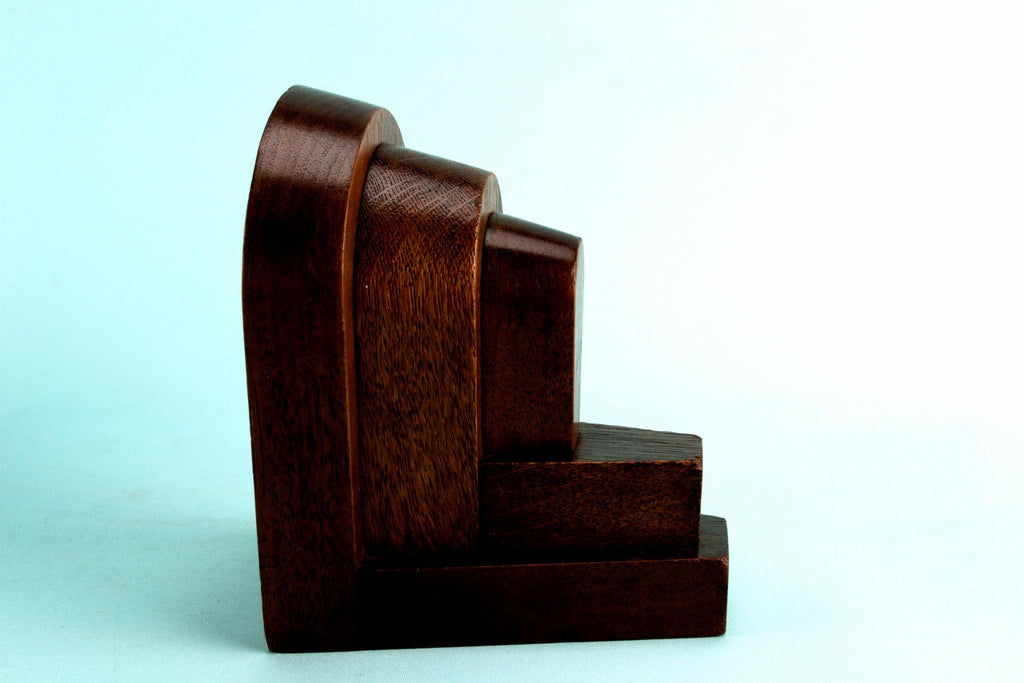 1960s Mid-Century Modern Wooden Bookends