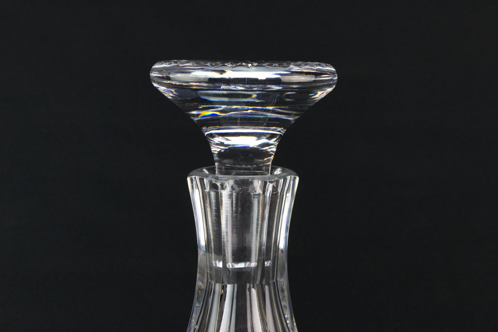 Royal Doulton cut glass ship decanter