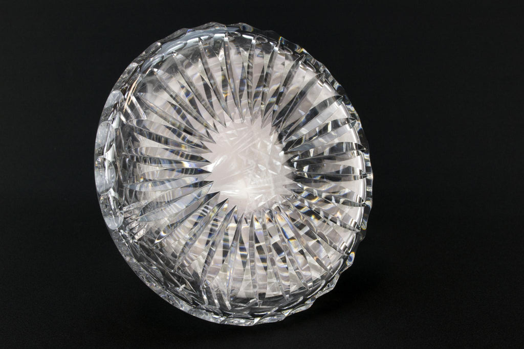 Royal Doulton cut glass ship decanter