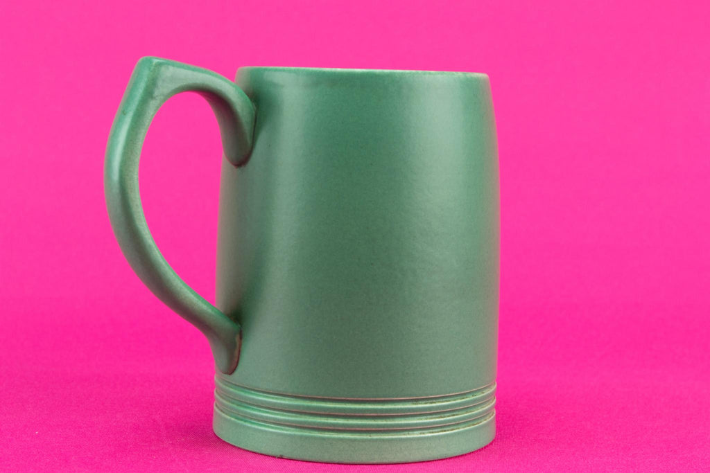 Wedgwood Keith Murray green tankard, English 1930s