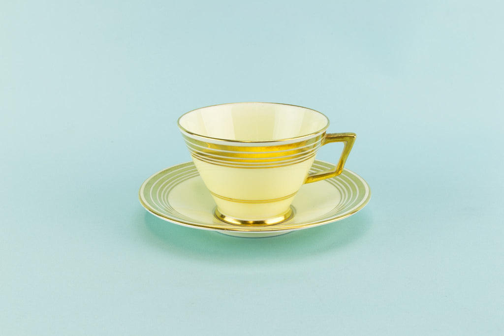 Art Deco tea set for 6, English 1920s