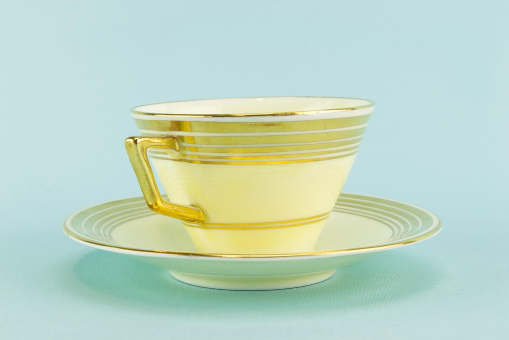 Art Deco tea set for 6, English 1920s