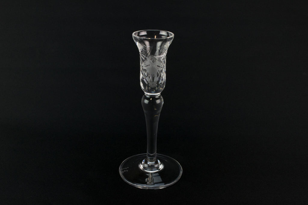 Royal Brierley crystal candlestick