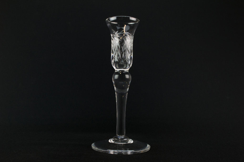 Royal Brierley crystal candlestick