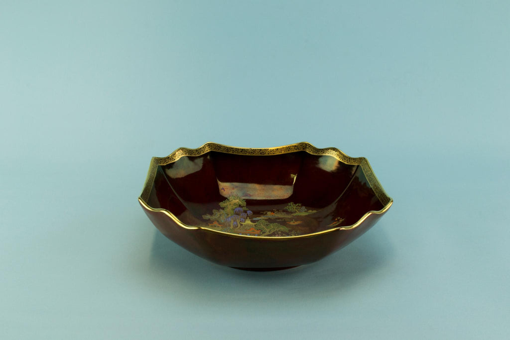 Rouge Royal Art Deco serving bowl, English 1930s