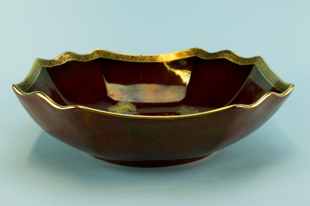 Rouge Royal Art Deco serving bowl, English 1930s