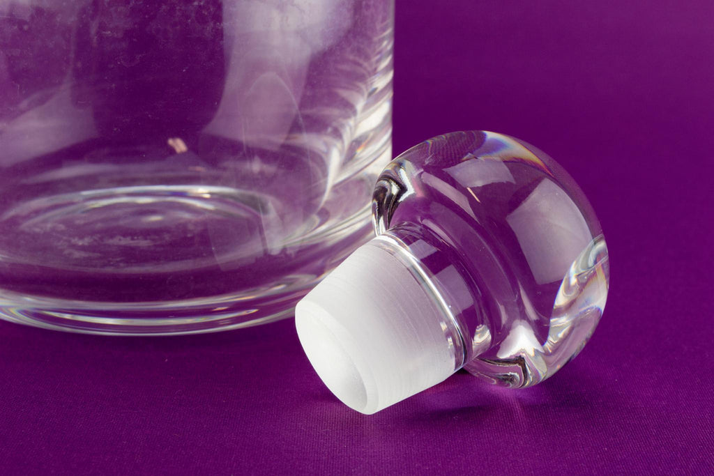 Blown glass decanter