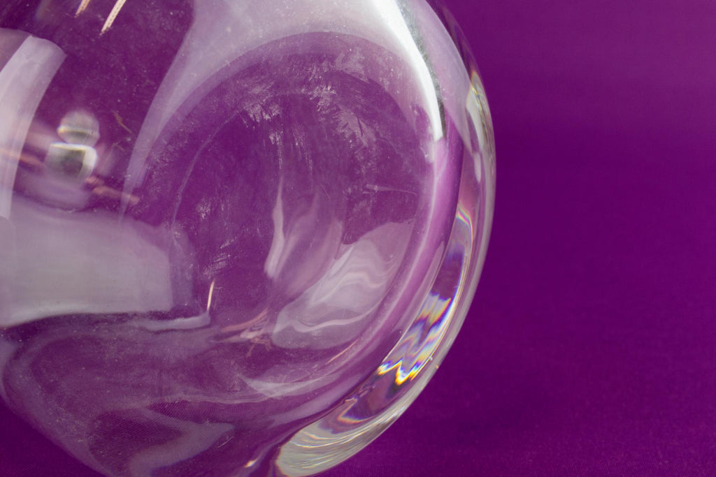 Blown glass decanter