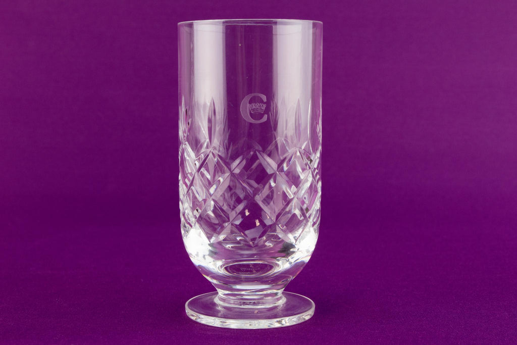 2 Royal Brierley crystal port glasses