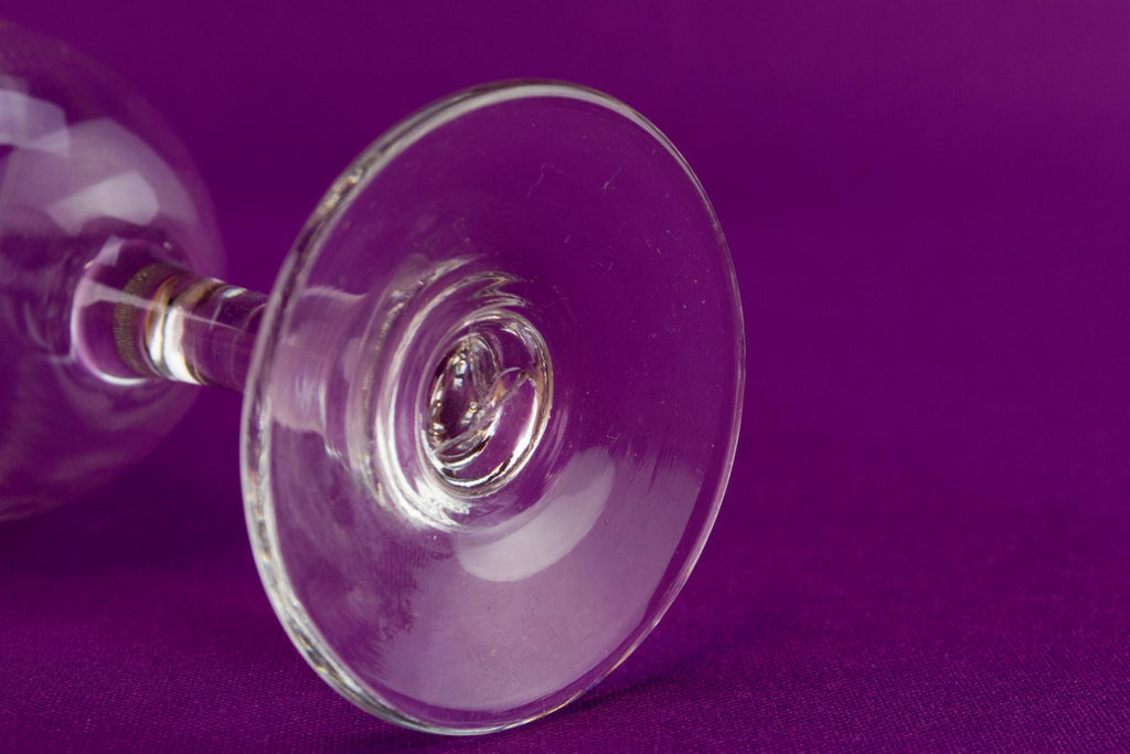 Harlequin set of 6 port glasses, English circa 1910