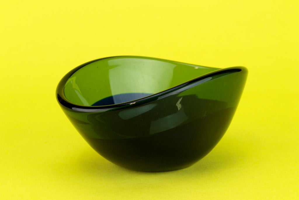 Mid Century Modern glass bowl 1960s