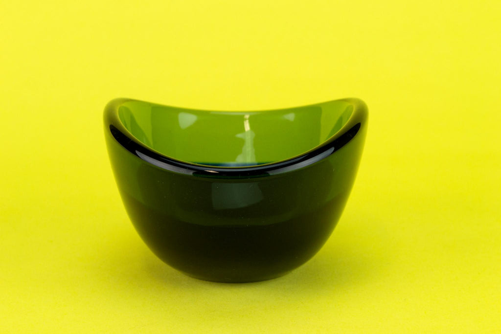 Mid Century Modern glass bowl 1960s