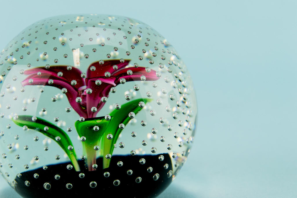 Caithness glass paperweight Scottish