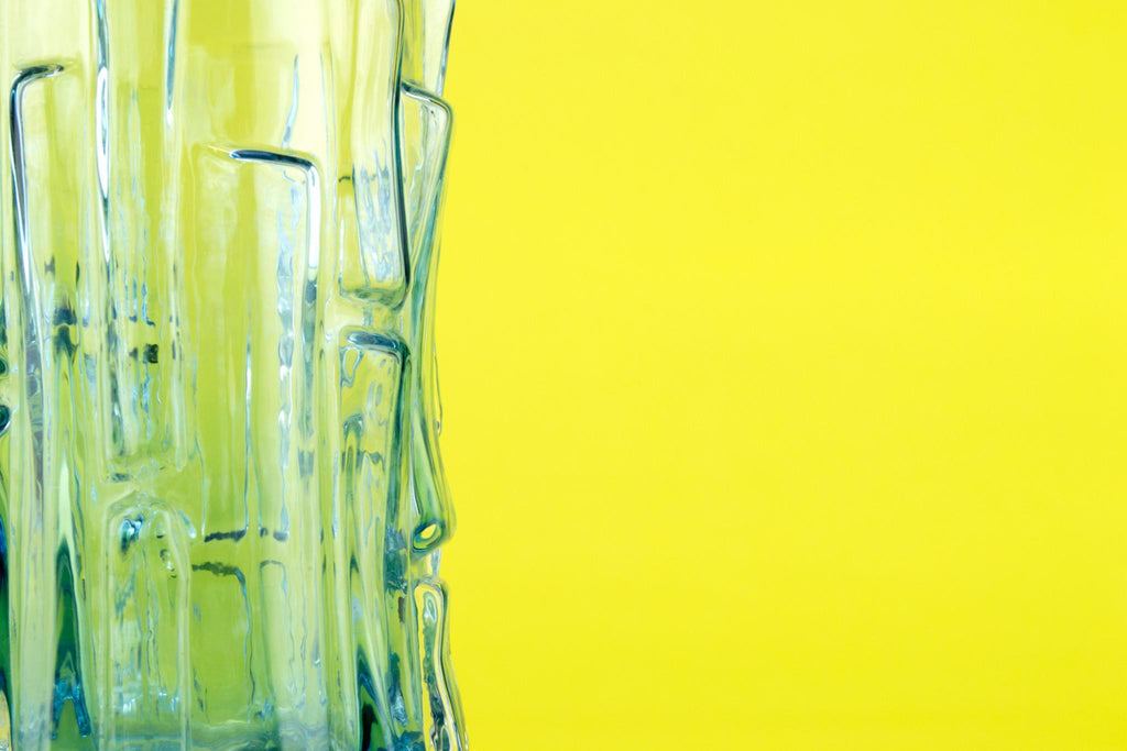 Aseda blue glass vase, Swedish 1970s