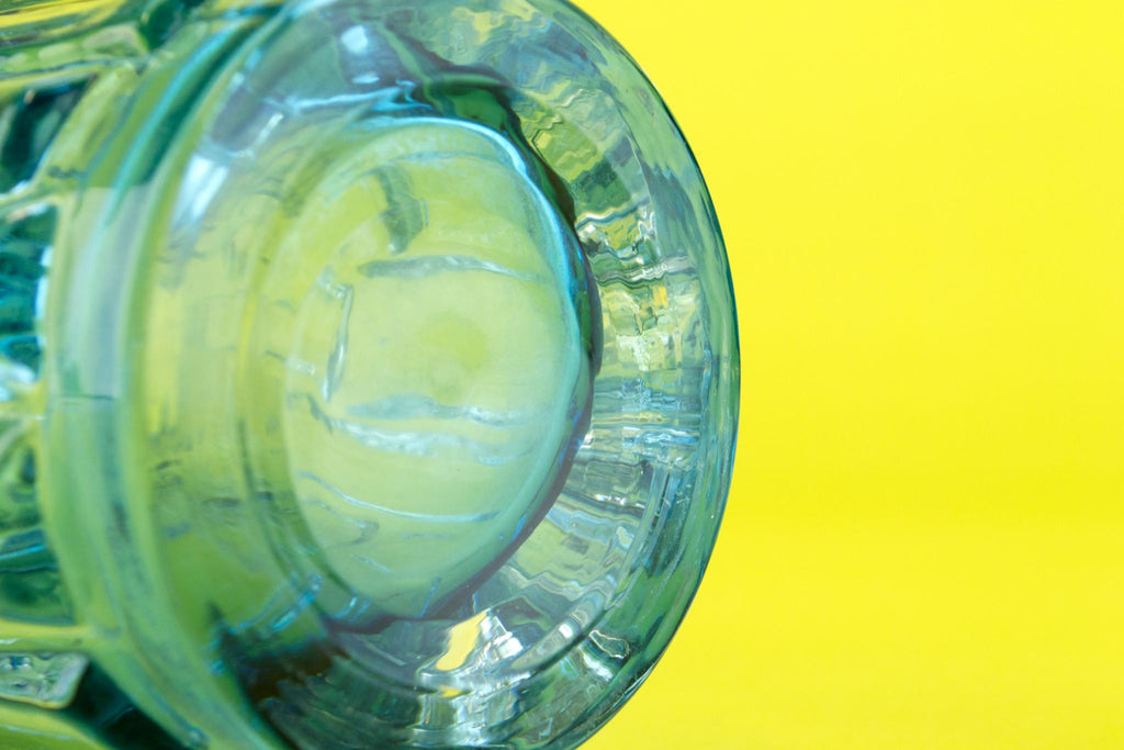 Aseda blue glass vase, Swedish 1970s