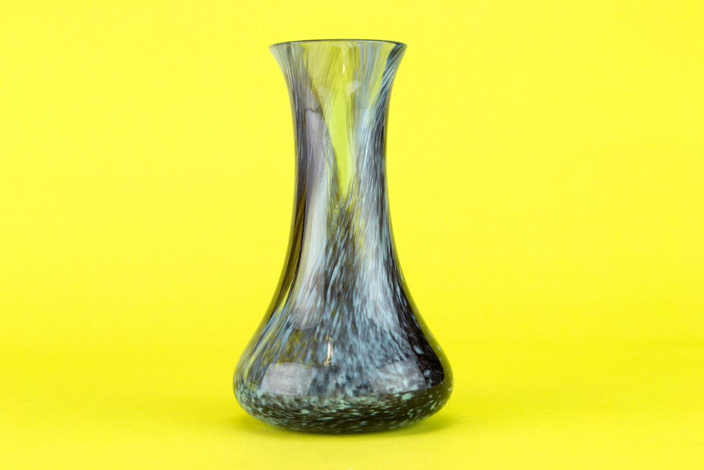 Small purple glass Caithness Scottish vase